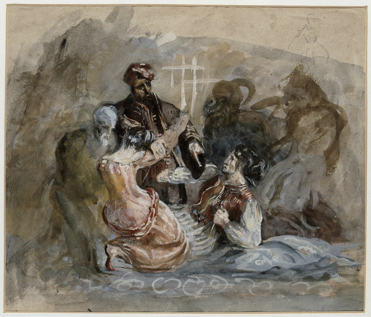 Scena orientale - Musée national Eugène Delacroix, Paris